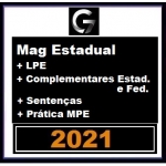 G7 Jurídico - SUPER COMBO Magistratura Estadual e MP + Legislação Penal Especial + Complementares Est. e Fed + Sentenças + Prática MPE (G7 2021)